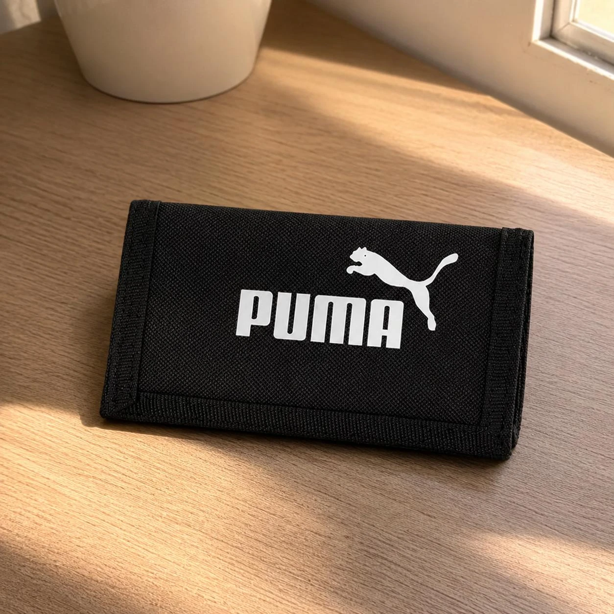 Cartera deportiva Puma Phase Wallet negra / Nueva a estrenar